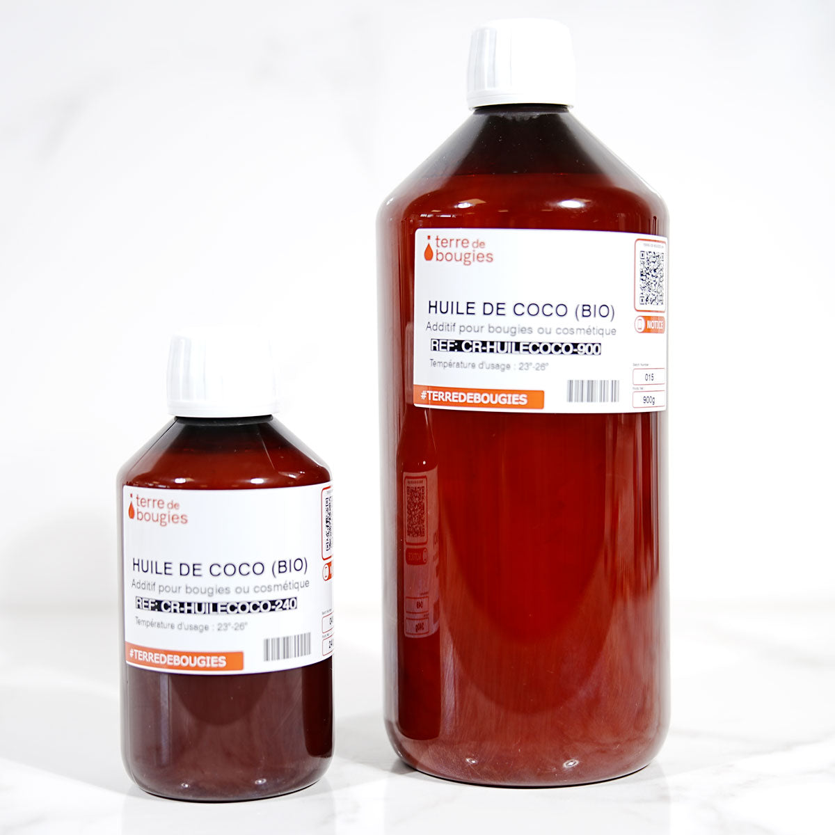 Huile de noix de coco naturelle - additifs