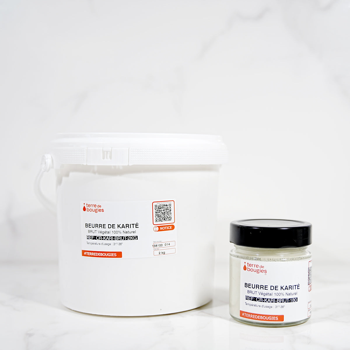 Beurre végétal de karité brut - beurres