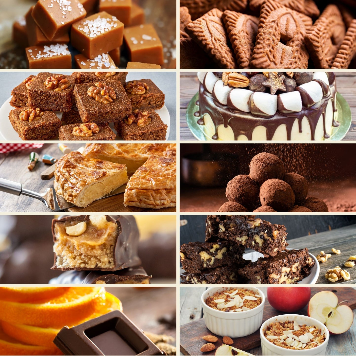 Pack de 10 parfums thématiques de Grasse gourmand