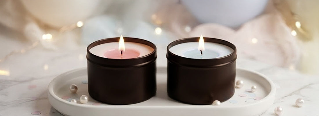 fabriquer une bougie gender reveal