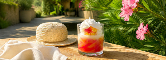 Bougie paradis tropical : créez une bougie estivale aux couleurs des îles