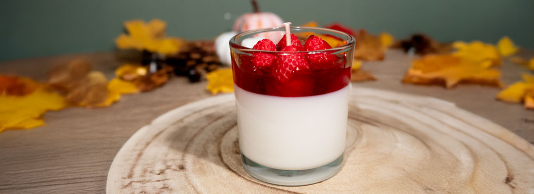 Création d’une bougie gourmande Panna Cotta