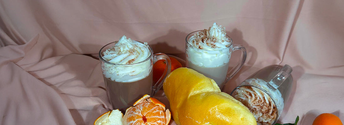 Bougie gourmande chocolat chaud pour la Saint-Nicolas