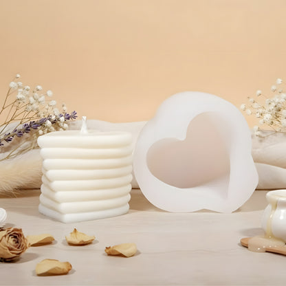 moule design coeur empilés 