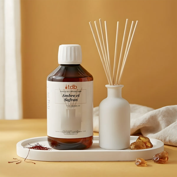 Ambre et safran - Recharge pour diffuseur