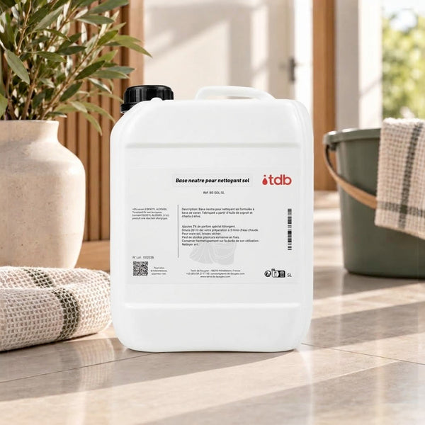 Base neutre pour nettoyant sol 5 L bidon base a parfumer pour nettoyant sol maison Terre de Bougies