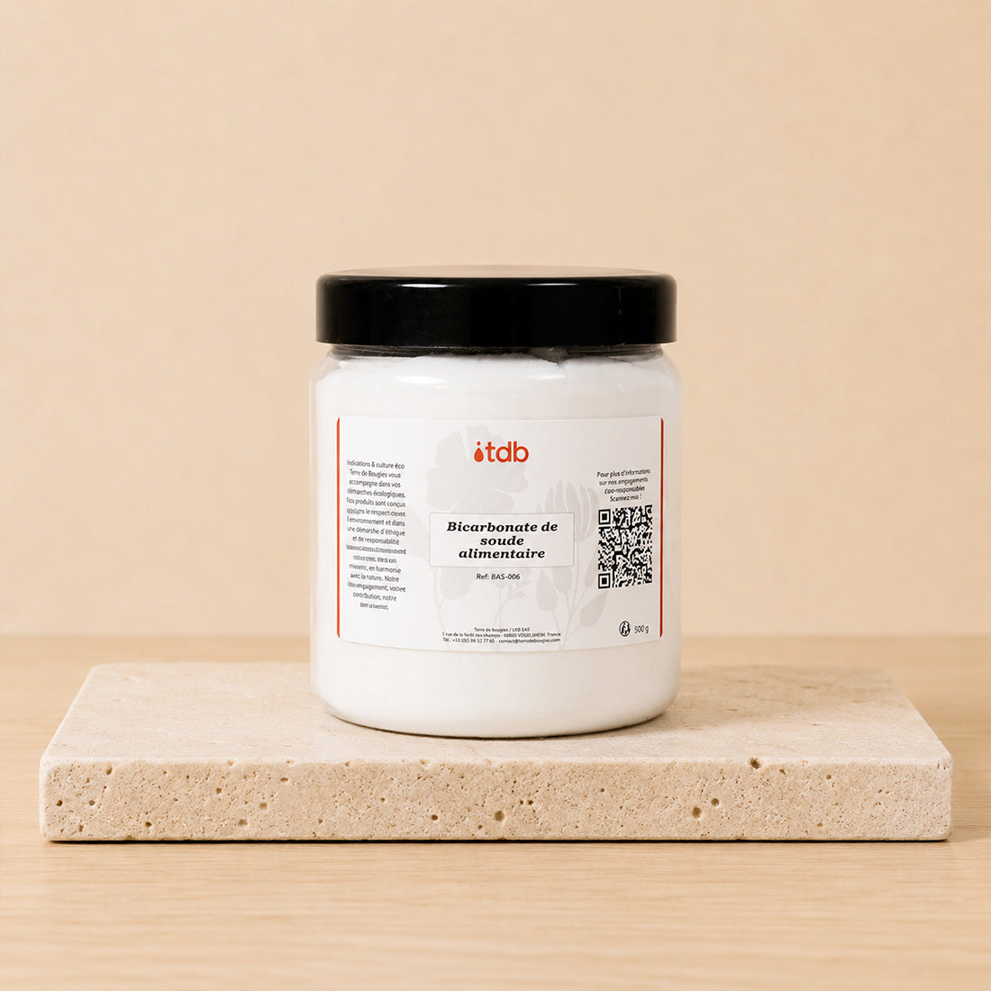 Bicarbonate de soude alimentaire kit accessoire fabrication bougie maison DIY Terre de Bougies