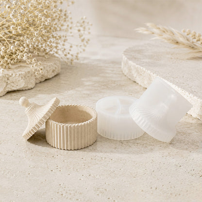 Moule Boîte décorative ouverte pour créations Jesmonite - Silicone