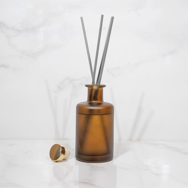 diffuseur à tiges ambré givré