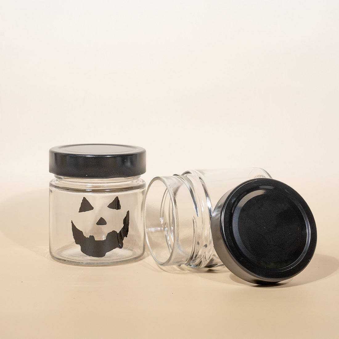 Candela di zucca in vetro - 212 ml