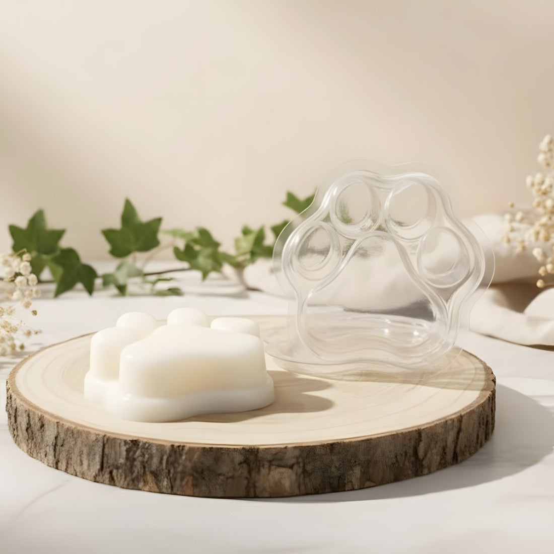 Clamshell Dog Paw Mold - For fondants