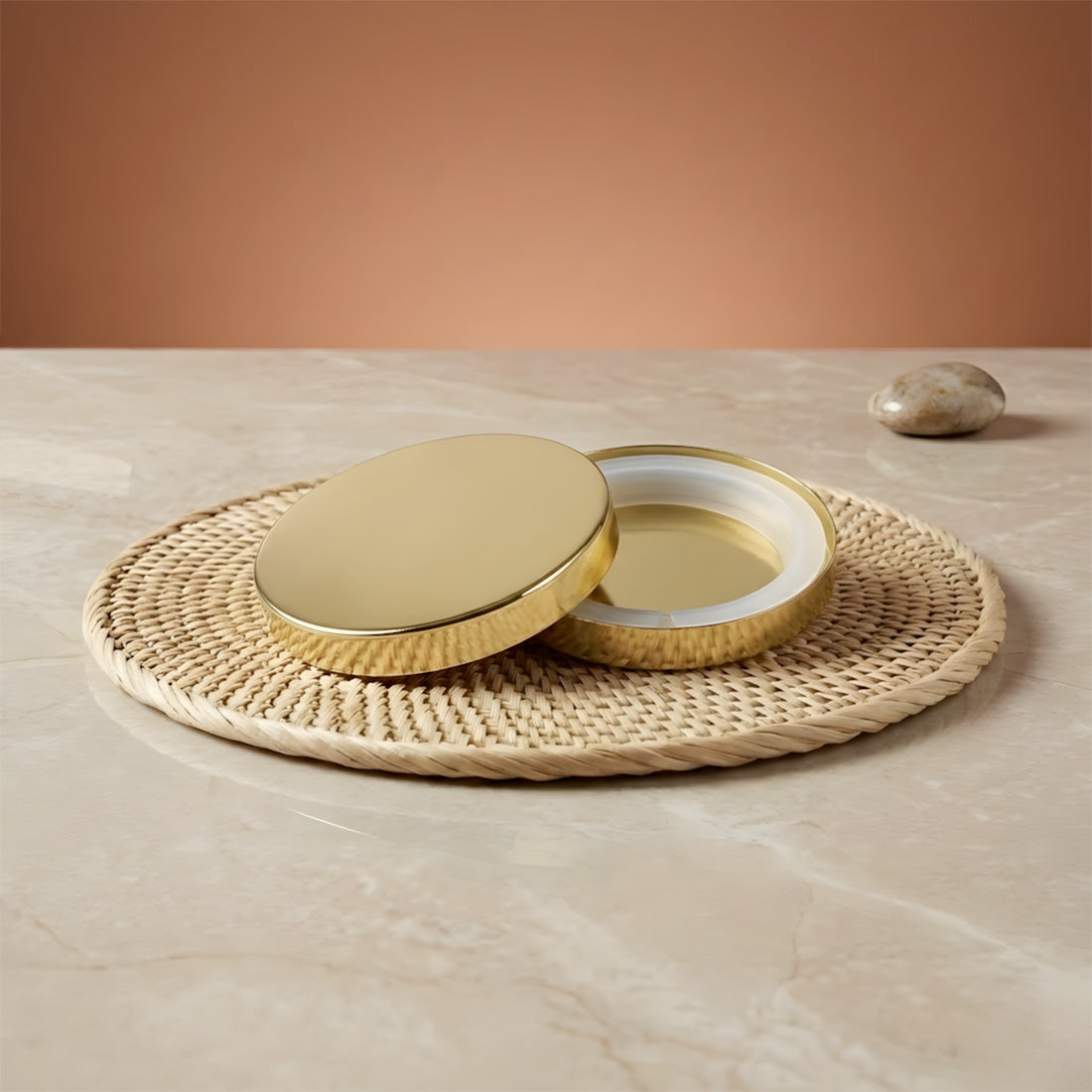 Couvercle métallisé - 84 mm de diamètre