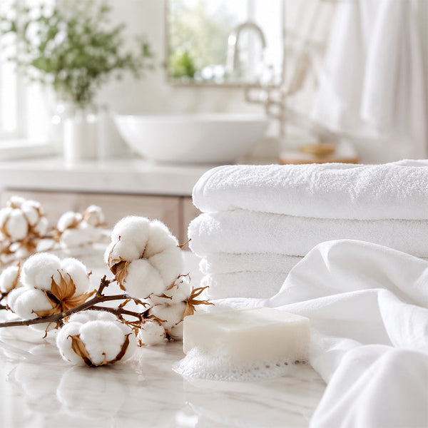 Coton frais, floral et poudré de Grasse pour détergents maison
