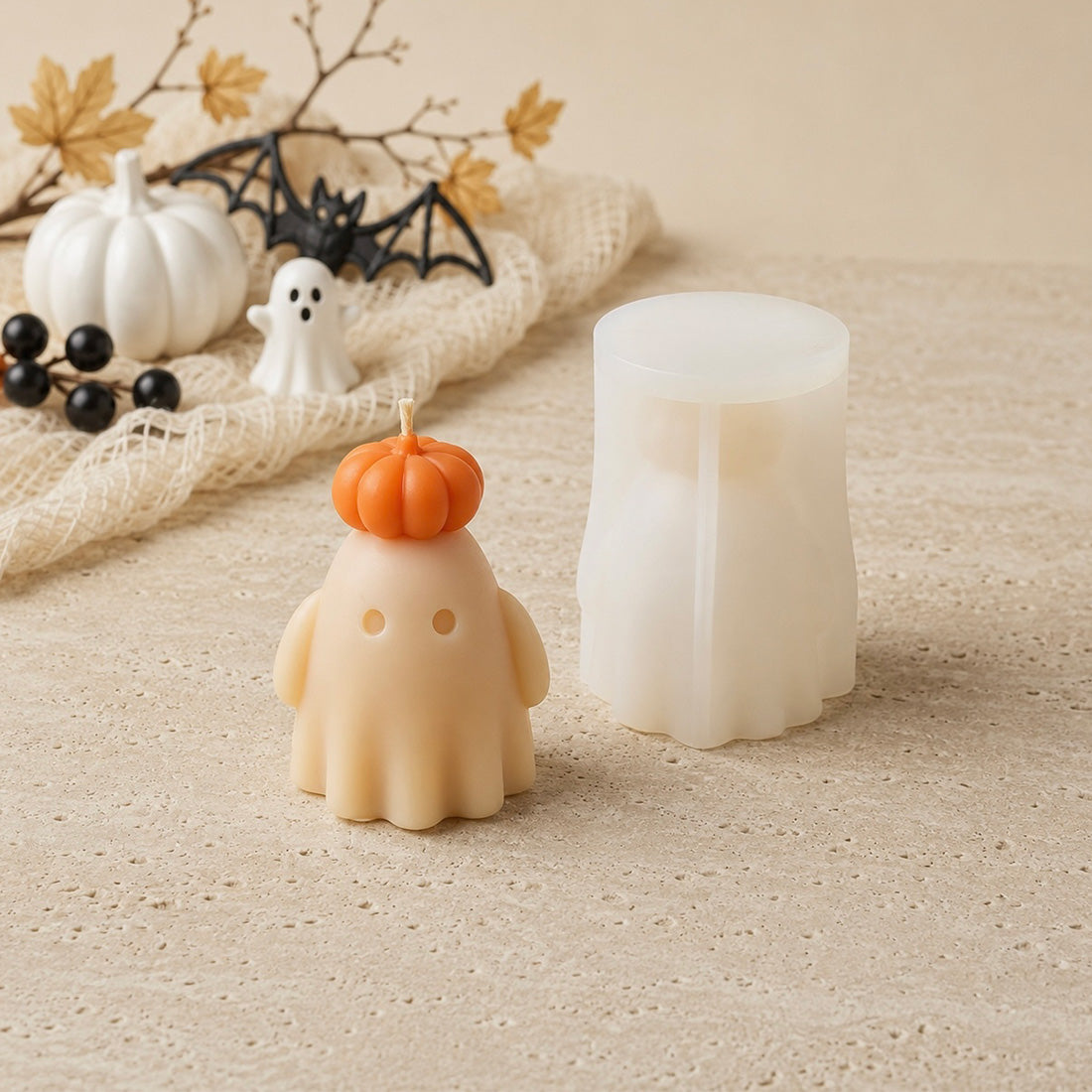 Ghost king candle mould - Silicone
