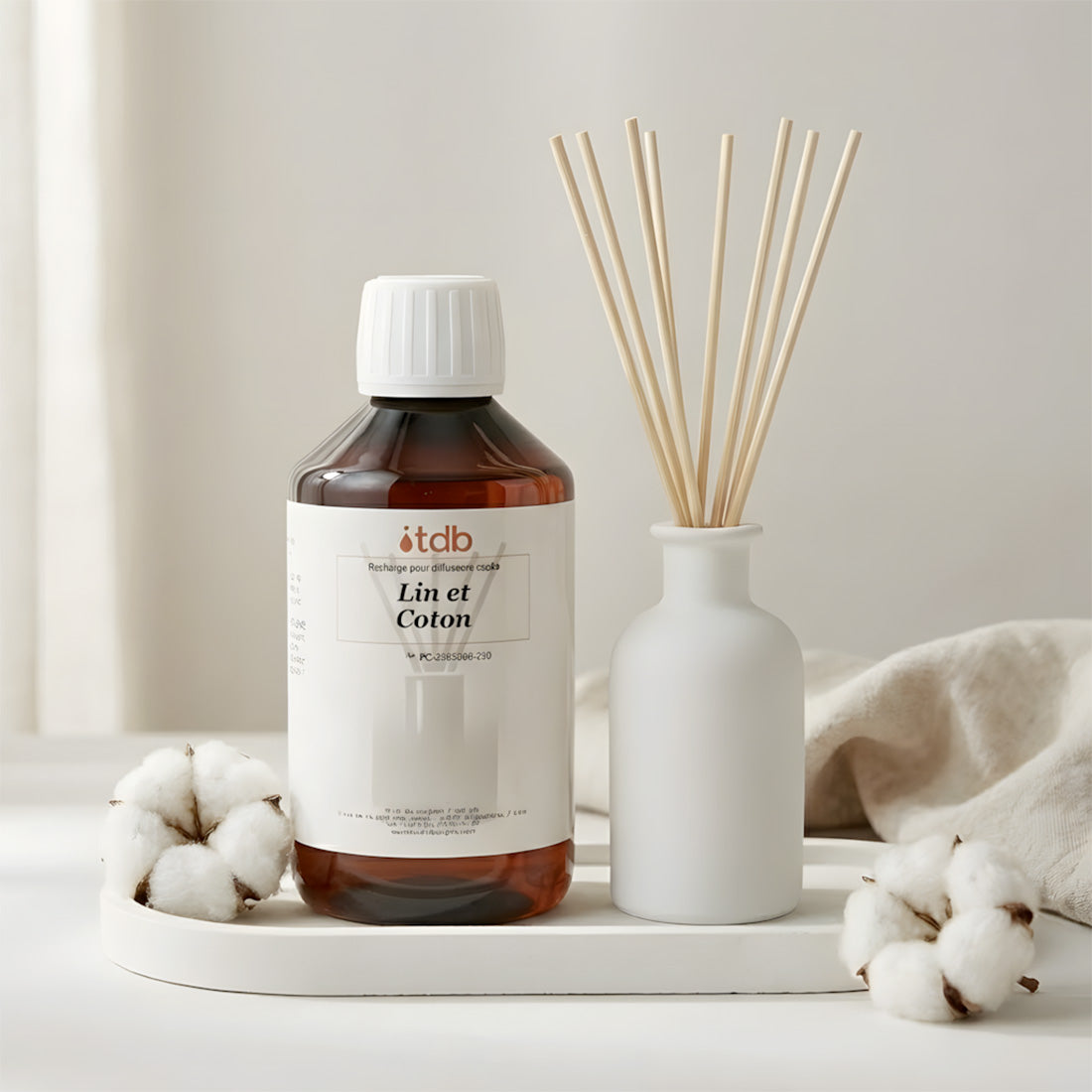 Lin et coton - Recharge pour diffuseur