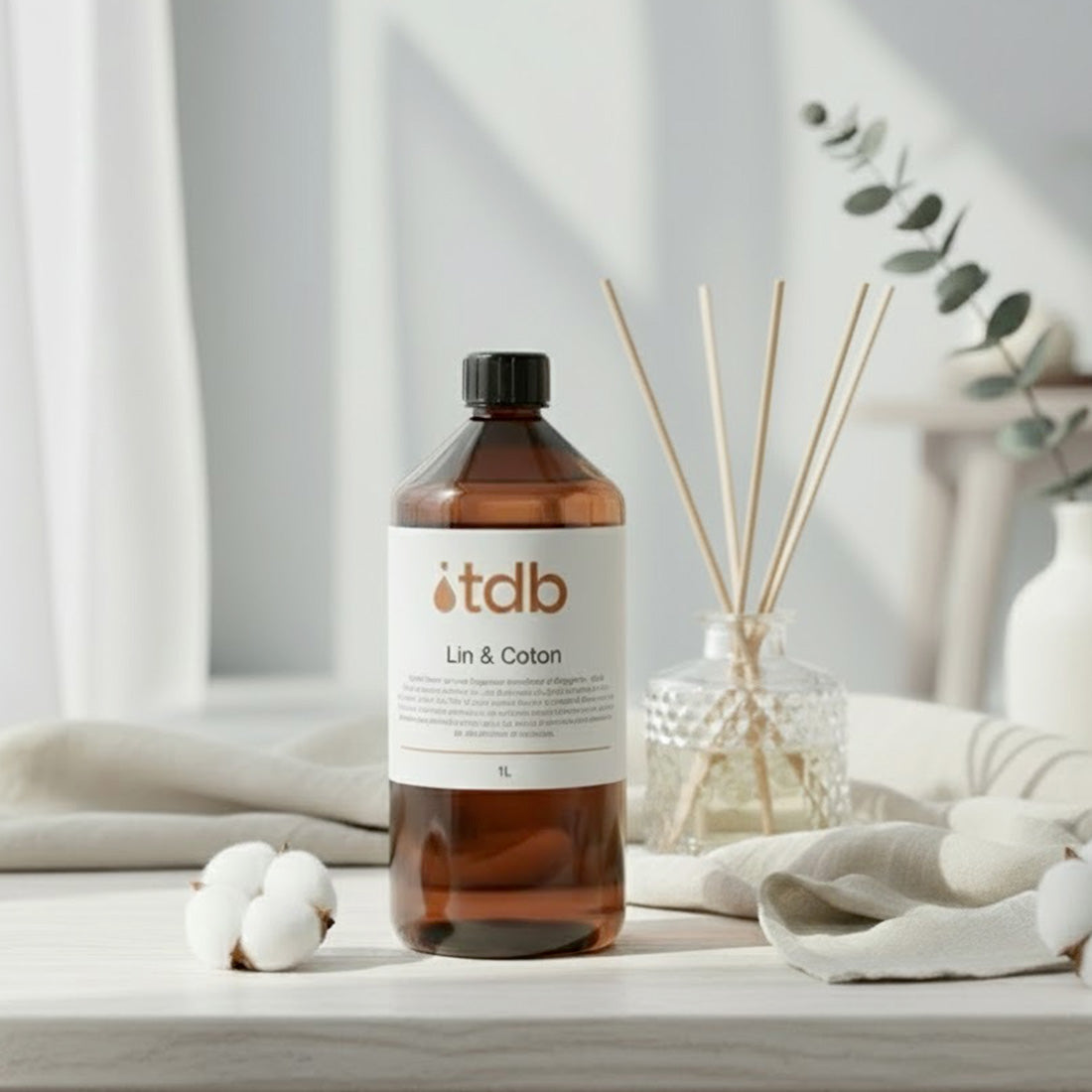 recharge pour diffuseur parfum lin et coton