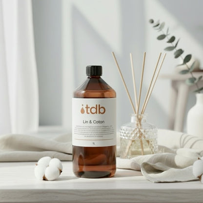 recharge pour diffuseur parfum lin et coton