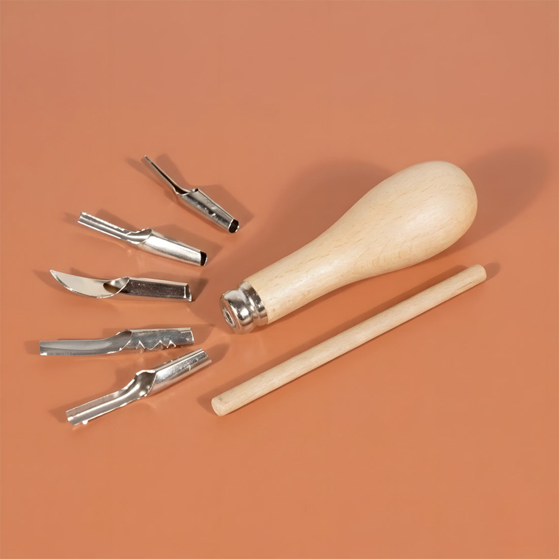 Lot de 5 pointes pour sculpter la cire