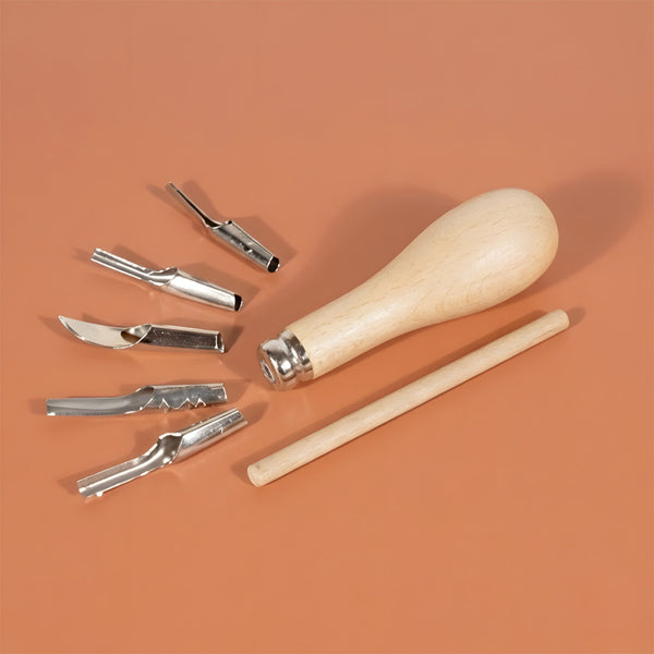 Lot de 5 pointes pour sculpter la cire