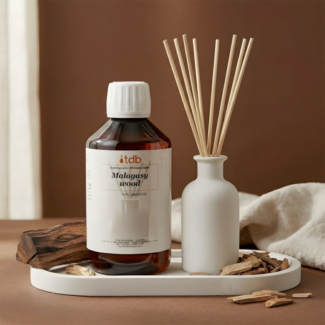 Malagasy wood - Recharge pour diffuseur