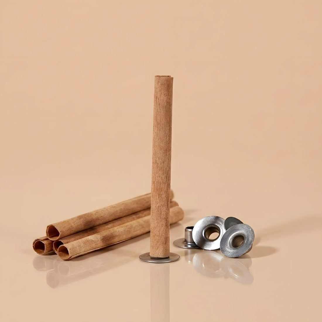 Tube - Mèches en bois pour Bougies mèche pour bougie cire végétale fabrication artisanale Terre de Bougies