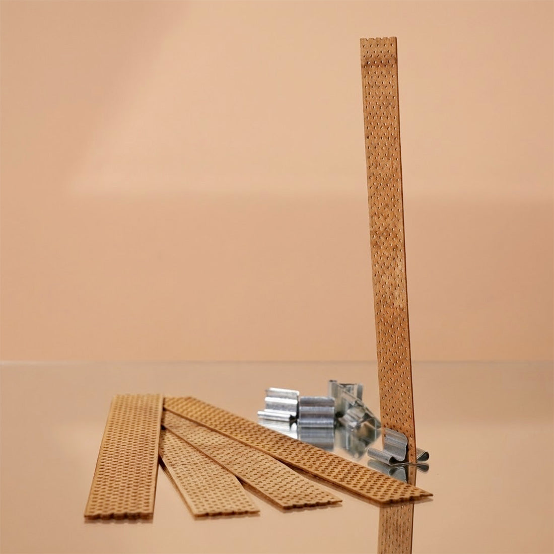 Mèches en bois Perforées pour Bougies