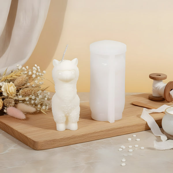 Moule pour bougie en forme d'Alpaga