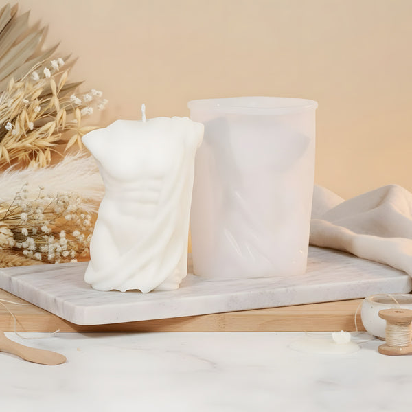 Stampo In Silicone Per Candela A Spirale – Motivo Angelo Con Ali, Maria E Presepe – Per Resina, Sapone E Cioccolato
