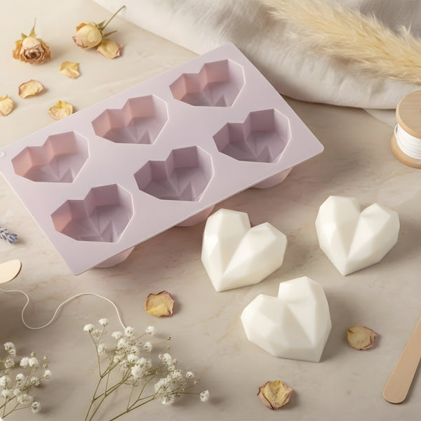 Moule design Coeur graphique