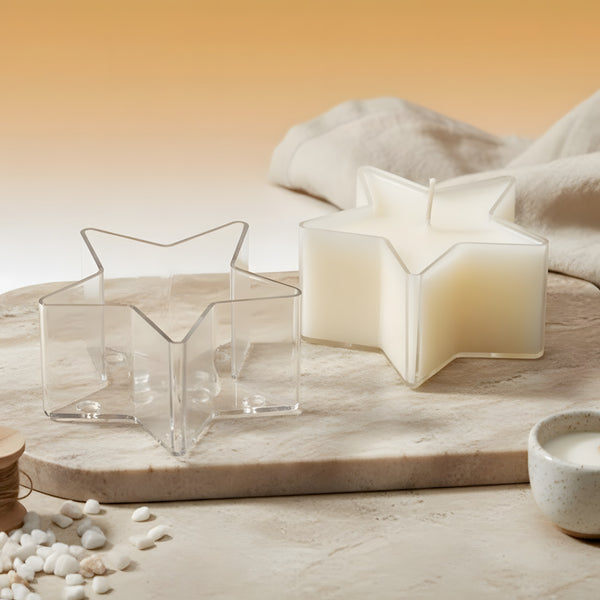 Bougie chauffe-plat étoile 