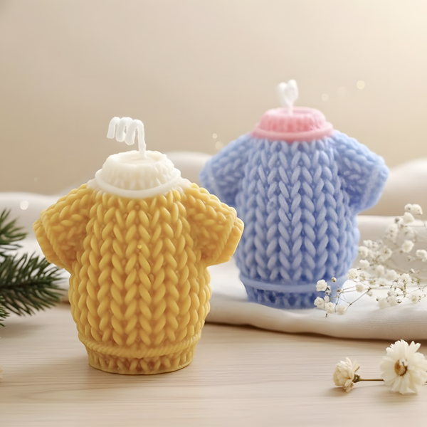 Moule bougie Pull de noël