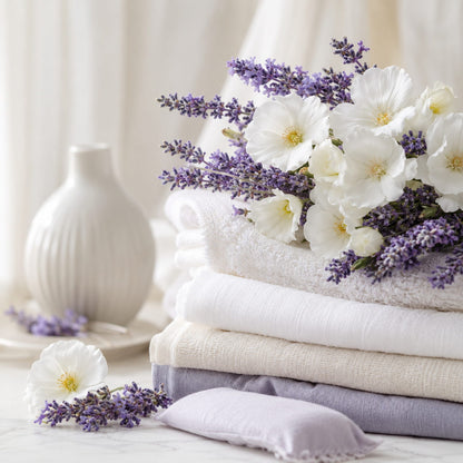 Musc blanc et lavande parfum aromatique de Grasse pour bougies fondants et diffuseurs