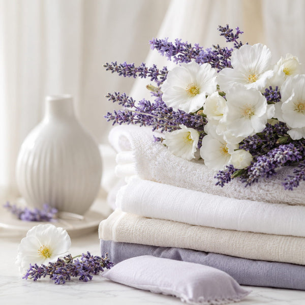 Musc blanc et lavande parfum aromatique de Grasse pour bougies fondants et diffuseurs