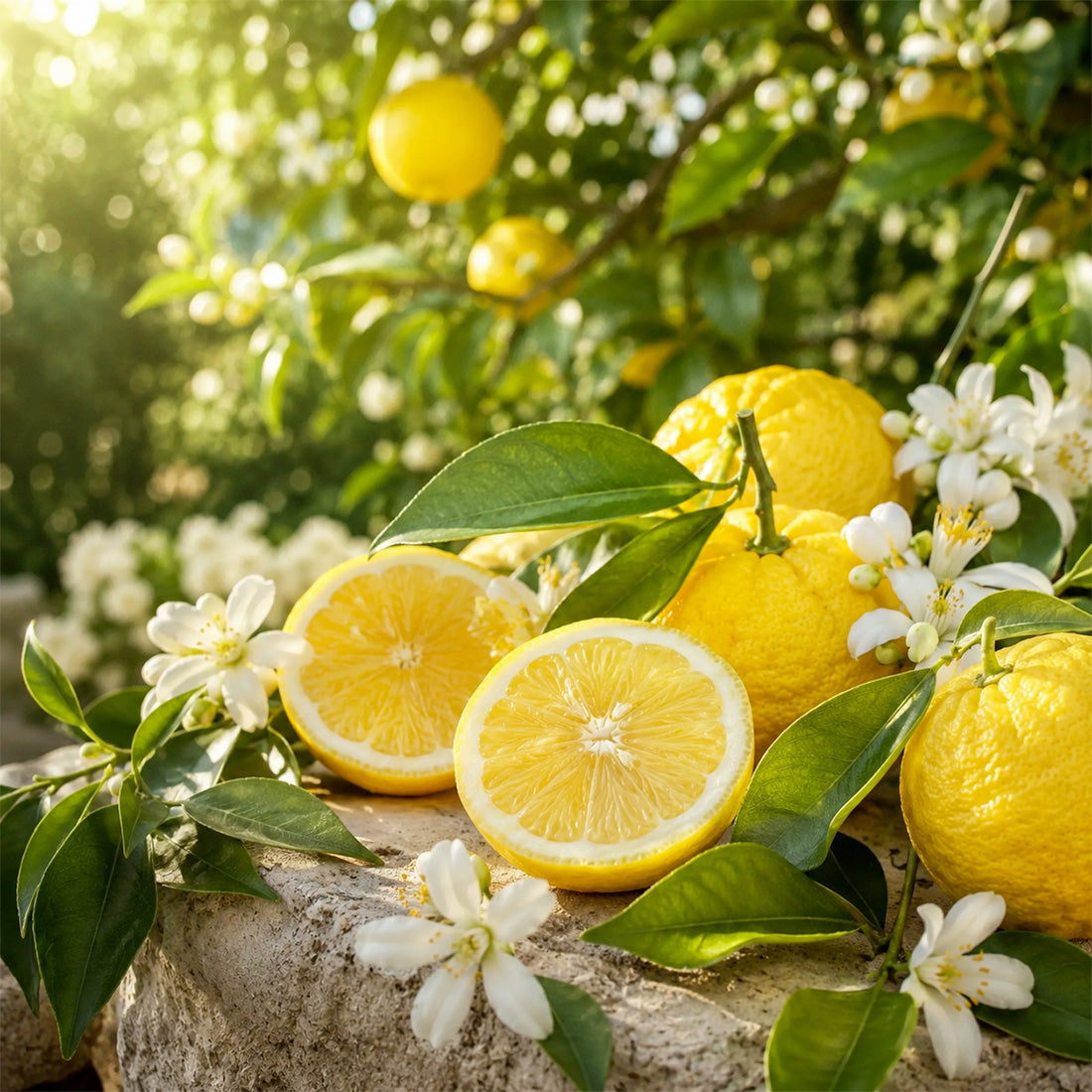 Néroli et yuzu parfum fleuri de Grasse pour bougies fondants et diffuseurs