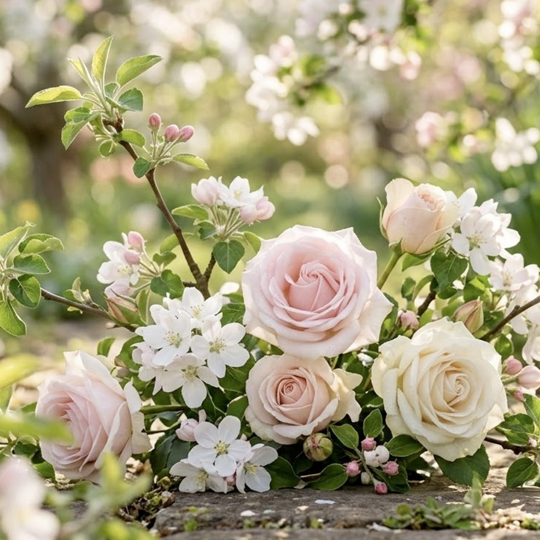 Rose et fleur de pommier parfum fleuri de Grasse pour bougies fondants et diffuseurs