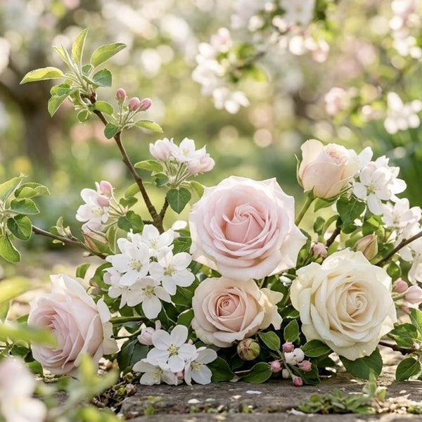 Rose et fleur de pommier parfum fleuri de Grasse pour bougies fondants et diffuseurs