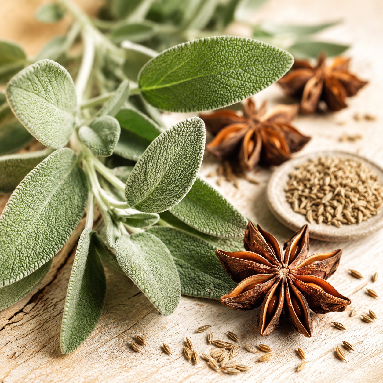 Sauge et anis parfum fleuri de Grasse pour bougies fondants et diffuseurs