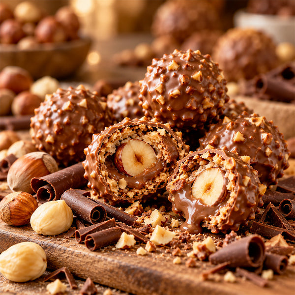Rocher praliné parfum gourmand de Grasse pour bougies fondants et diffuseurs