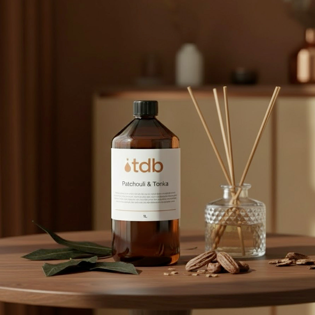 recharge pour diffuseur parfum patchouli et tonka