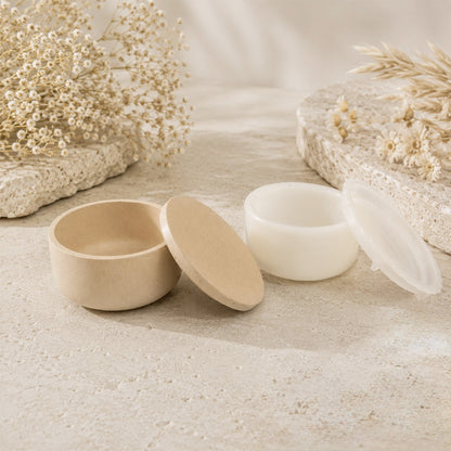 Moule Pot lisse ouvert M pour créations Jesmonite - Silicone
