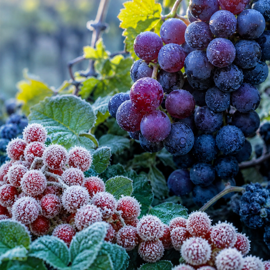 Parfum pour bougie - Baies givrées et raisin - Terre de Bougies