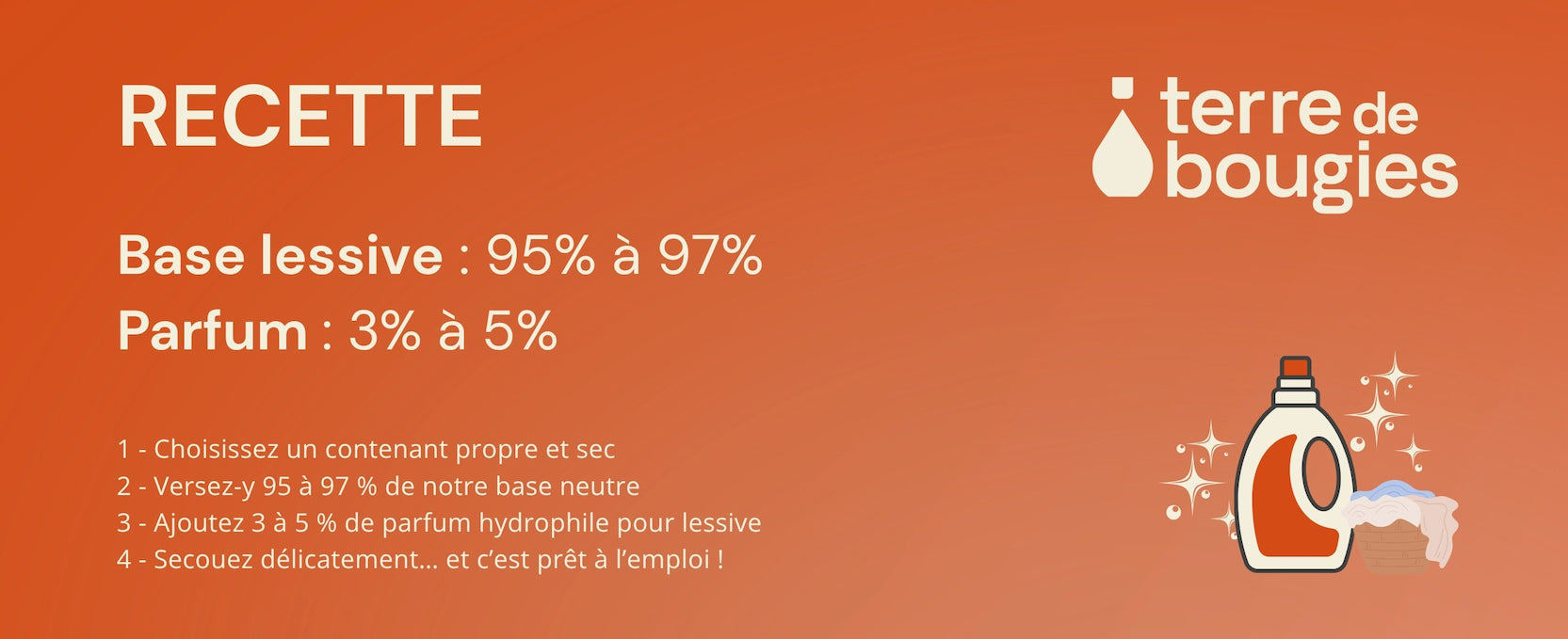 Souffle de fraicheur - parfum pour lessive