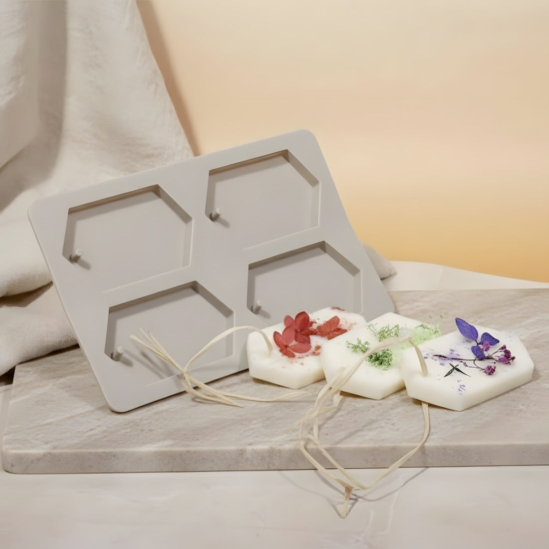 Moule suspension Hexagone