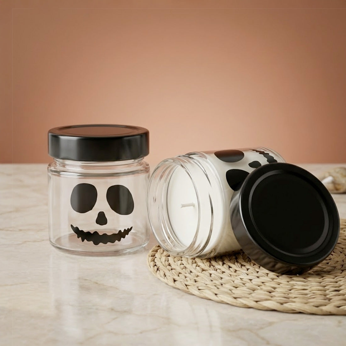 Verre bougie Fantôme - 212 ml